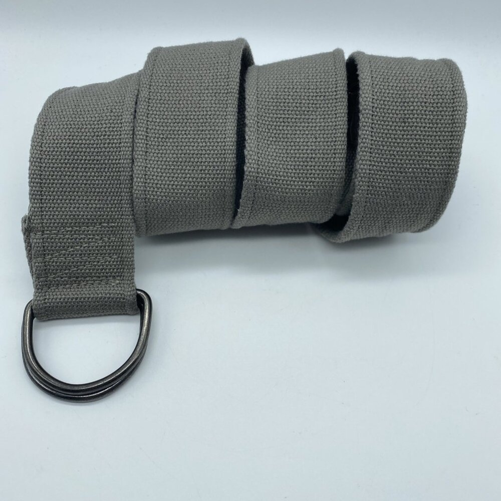 Unbranded Gray D-Ring Belt Men's Size XL End to End 47"